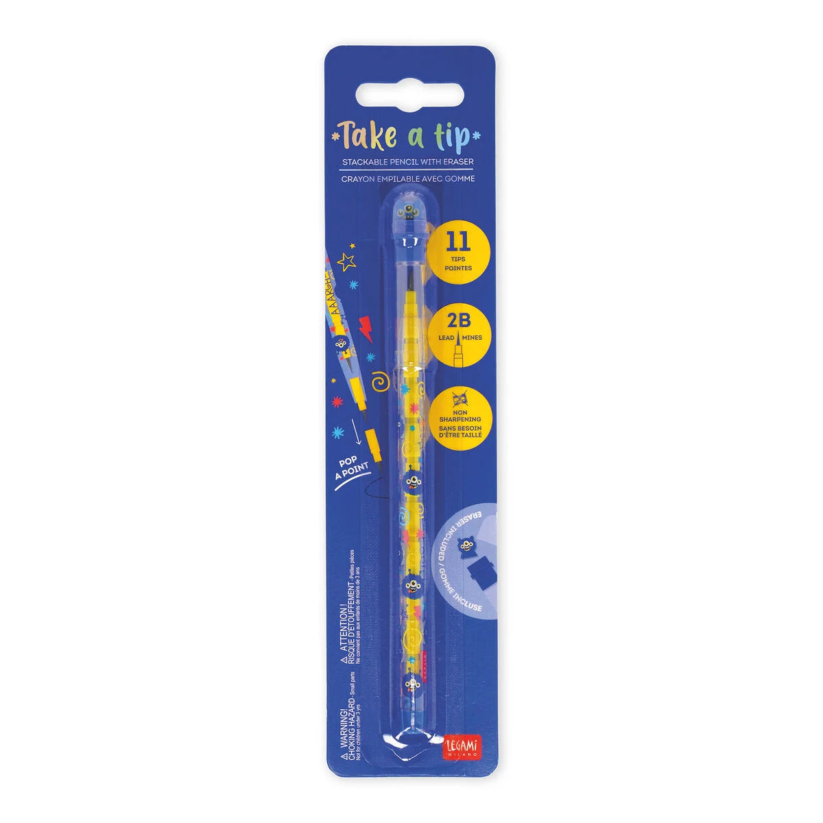 Matita Impilabile con Gomma - Take a Tip