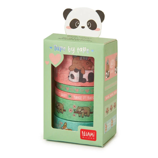 Set di 5 Nastri Adesivi di Carta - Tape By Tape-Animals