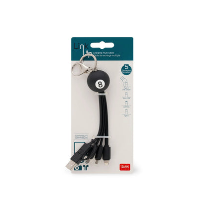 Cavo di Ricarica Portachiavi 6 in 1 - Link Up-8 Ball