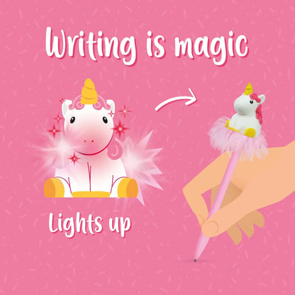 Penna a Sfera Luminosa - Writing is Magic-Unicorn