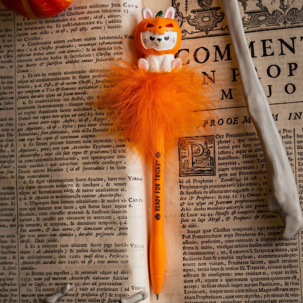 Penna a Sfera Luminosa - Pumpkin Bunny - Writing is Magic