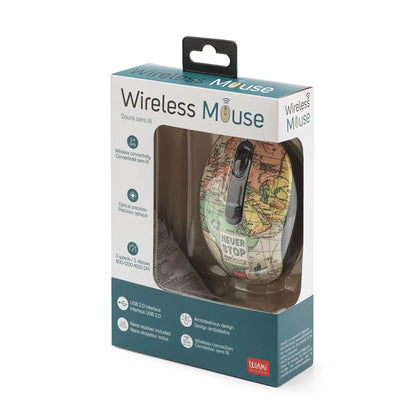 Mouse Wireless con Ricevitore USB-Travel