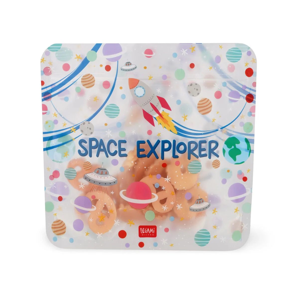 Set di 3 Buste per Alimenti - Snack Bags-Stars