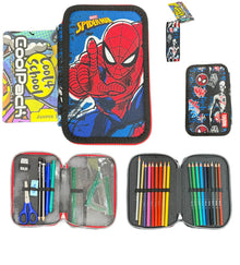 Astuccio 3 Zip Spiderman