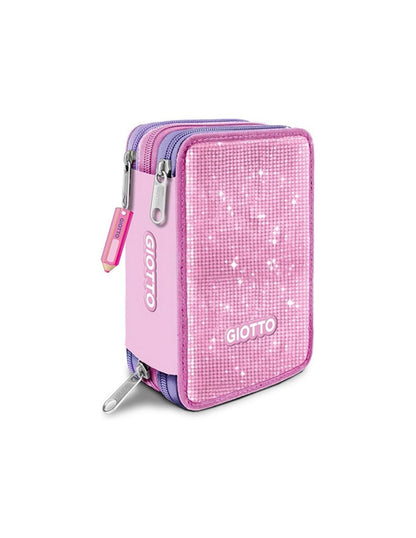 Astuccio Glitter 3 Zip Giotto