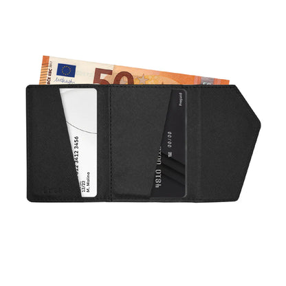 Portafoglio etres easy saffiano black
