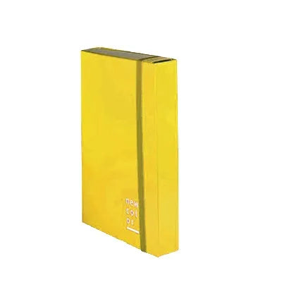 Cartelle a 3 lembi con elastico piatto25×35 cm