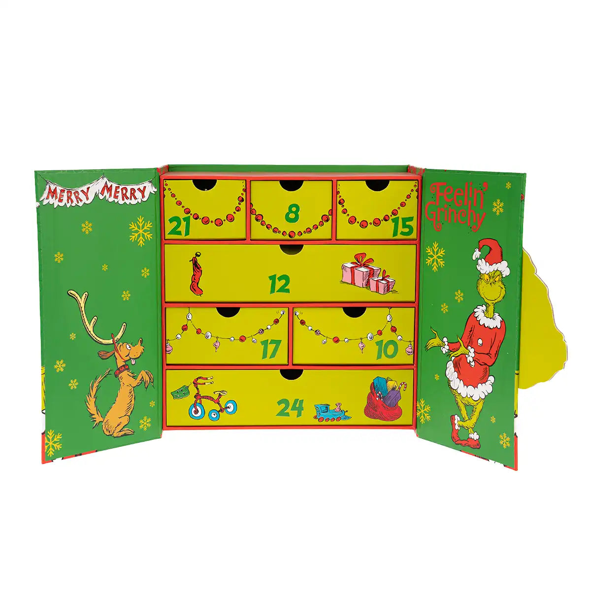 Calendario dell’Avvento 2026 The Grinch – 7 caselle con gadget ufficiali a sorpresa