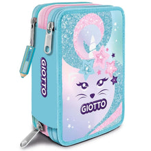 Giotto Catty Candy Astuccio 3 Zip Sweet Cat Acqua marina