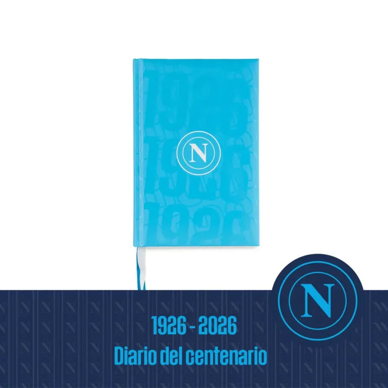 Diario scuola SSC Napoli 2026-27 non datato Azzurro