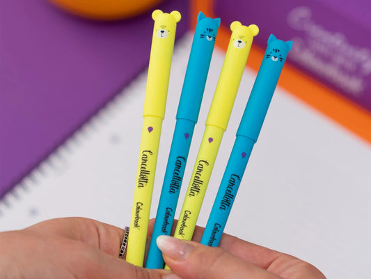 Penne gel cancellabili Cancellotta – Inchiostro viola