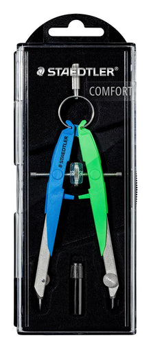 Compasso Geometrico Staedtler Mars Comfort Neon-Verde/Blu