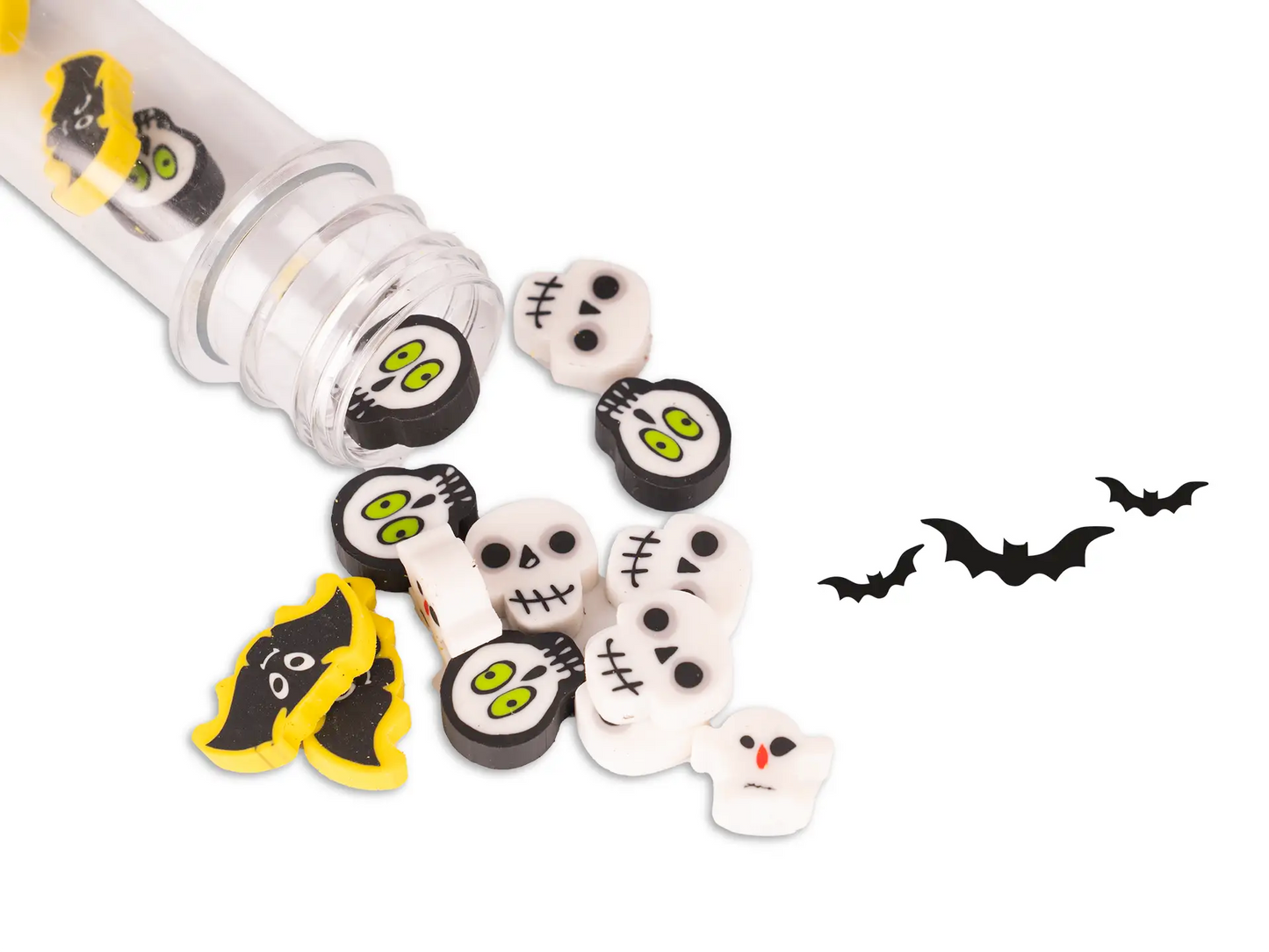 Set gomme per cancellare Halloween in provetta