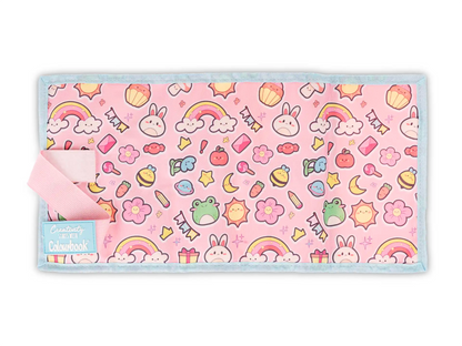 Astuccio portapastelli a rotolo Creativity – 24 pastelli Abstract Kawaii