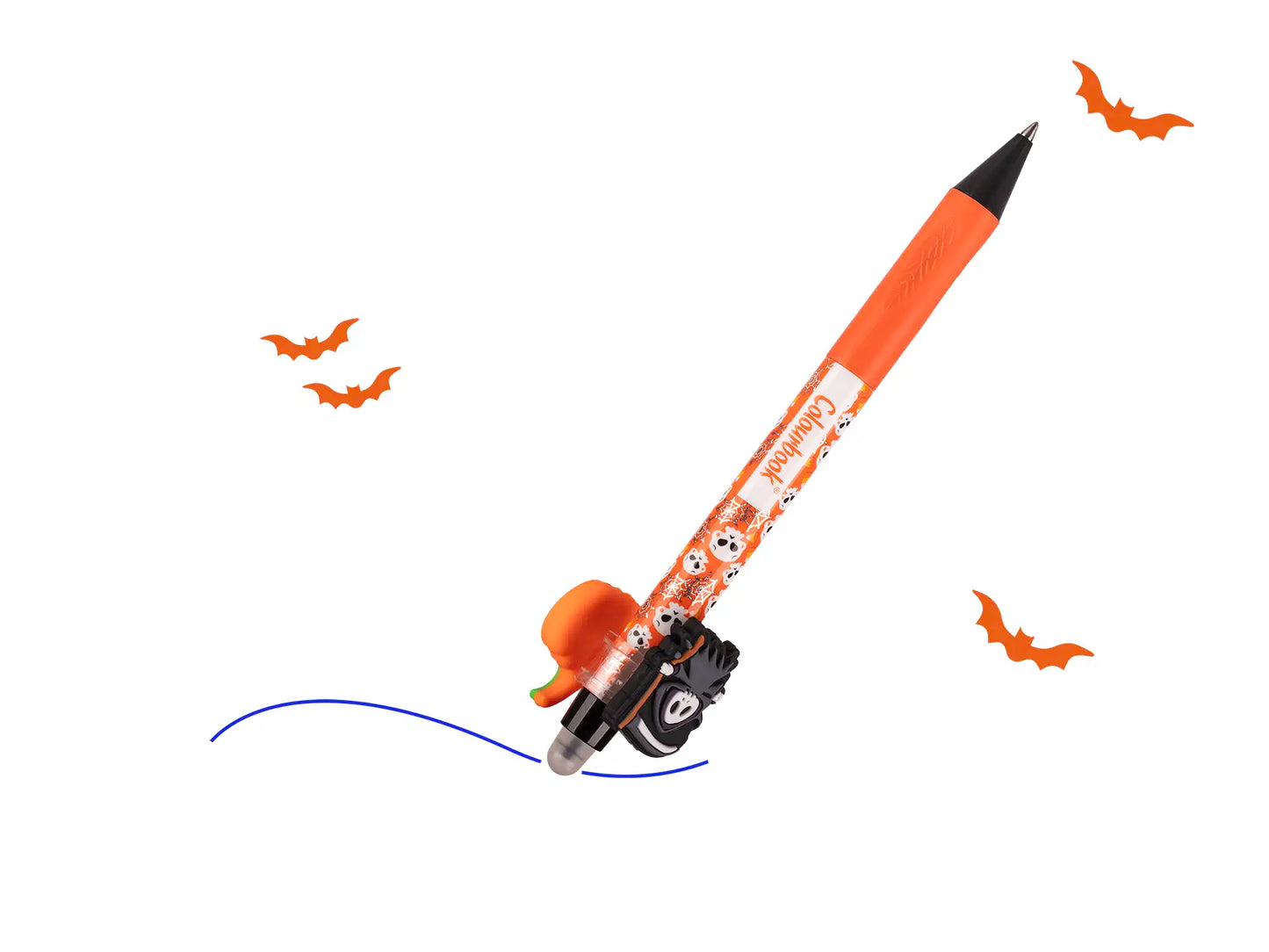 Penna gel cancellabile Twist Halloween zucca