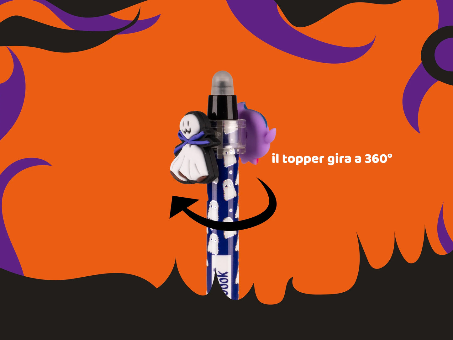 Penna gel cancellabile Twist Halloween