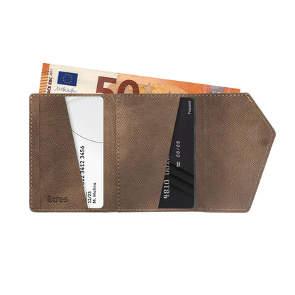 Portafoglio etres easy jeans brown