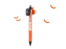 Penna gel cancellabile Twist Halloween zucca