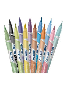 Pennarelli Giotto Soft Brush Candy Collection 12pz