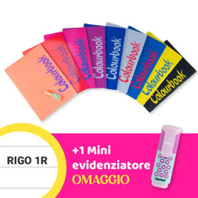 Set 6 quaderni A4 Bicolor + omaggio