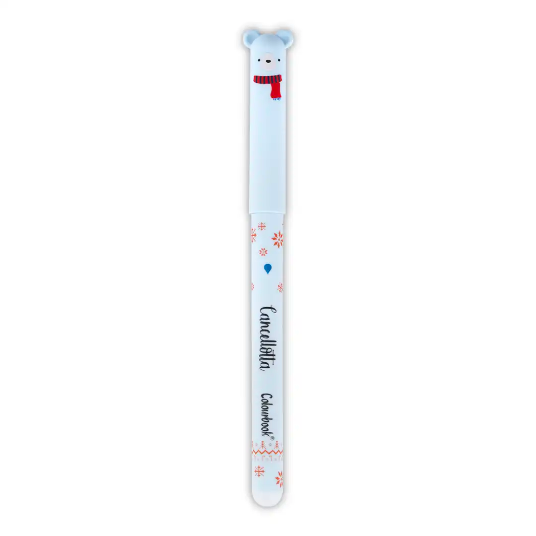 Set 2 penne gel cancellabili Beary Merry Christmas