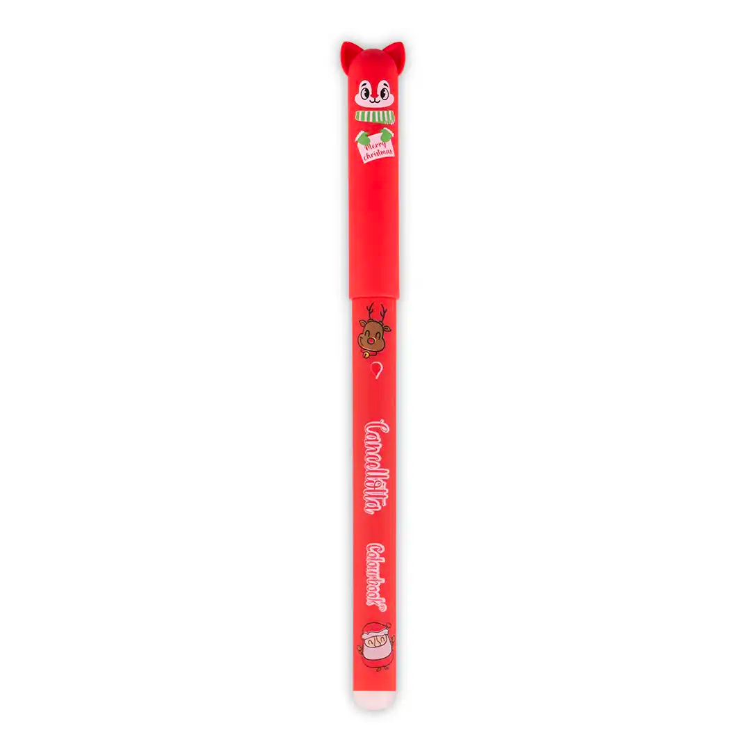 Set 2 penne gel cancellabili Beary Merry Christmas