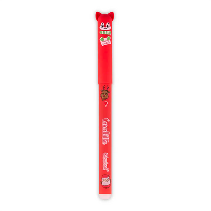 Set 2 penne gel cancellabili Beary Merry Christmas