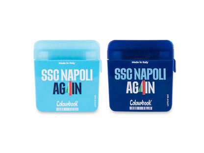 Temperamatite 2 fori con serbatoio SSC Napoli Again