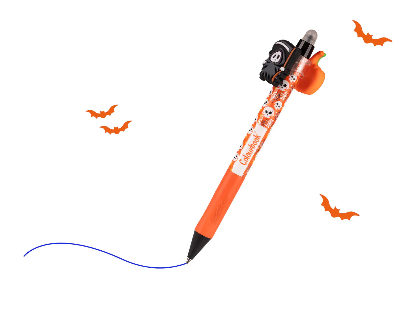 Penna gel cancellabile Twist Halloween zucca
