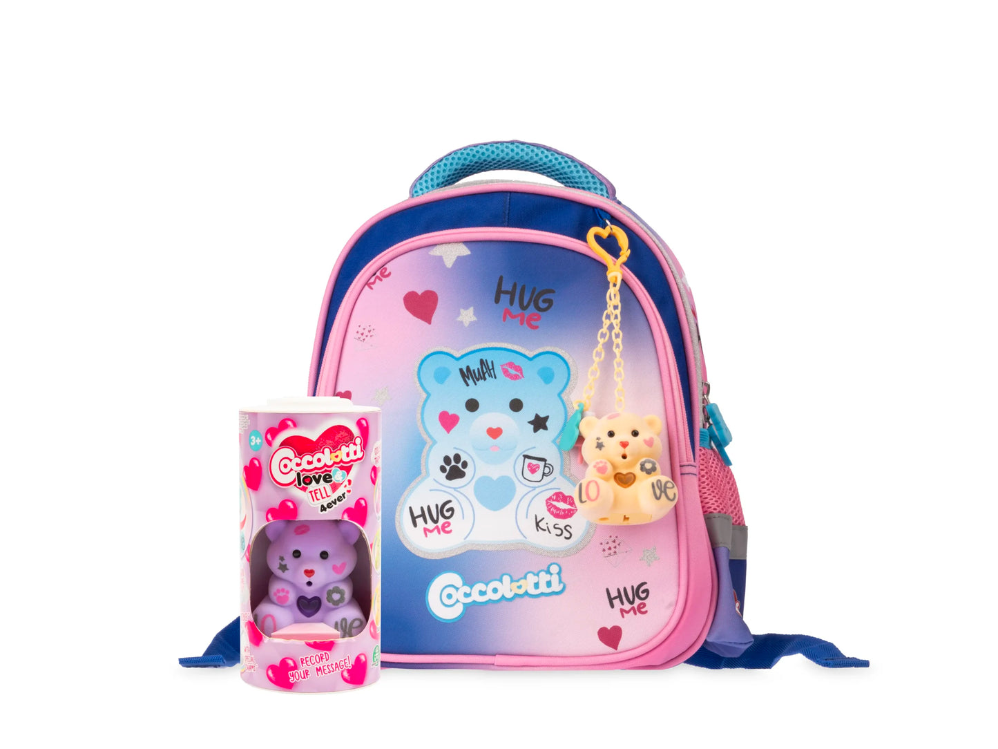 Zaino asilo Azzurro Coccolotti con Coccolotto omaggio