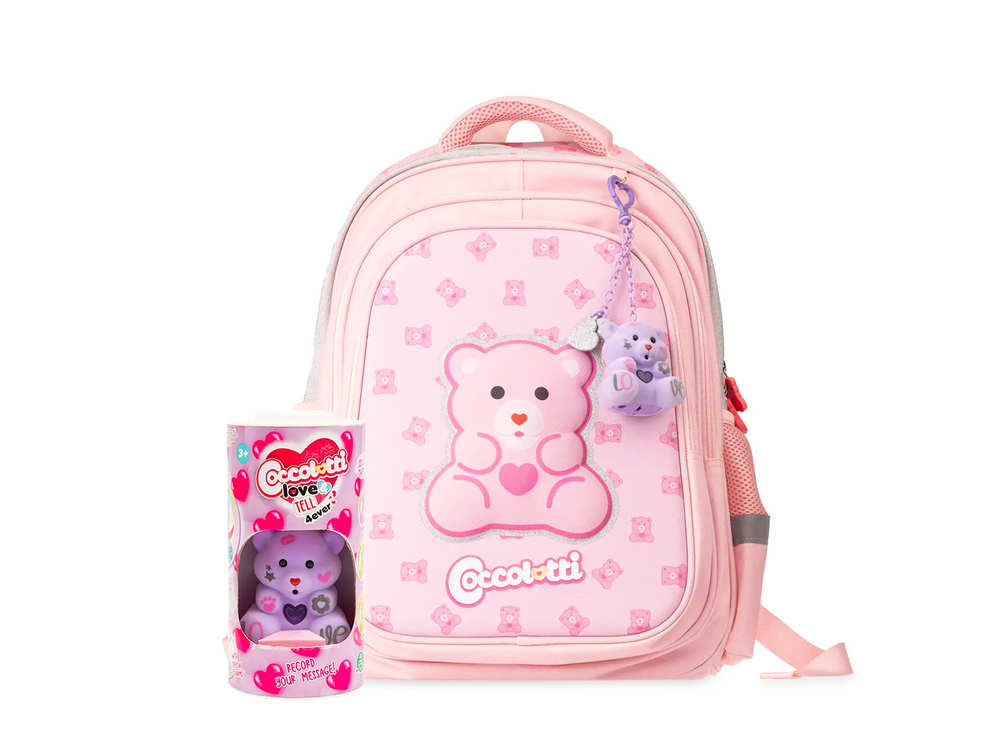 Zaino scuola Classic  Rosa  Coccolotti con Coccolotto omaggio