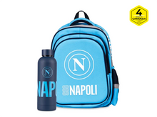 Zaino scuola SSC Napoli Azzurro con borraccia omaggio